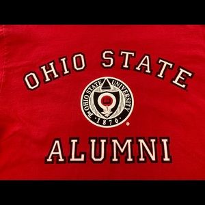 Vintage Ohio State Buckeyes Red T Shirt College